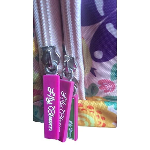 Lily Bloom Floral Wheeled Travel Suitcase Under Seat Carry on Overhead - Picture 2 of 15